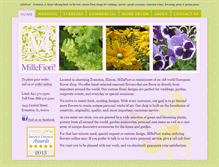 Tablet Screenshot of millefioriflorists.com